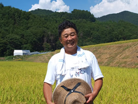 信州荻原農園のオーナー・荻原　勝夫